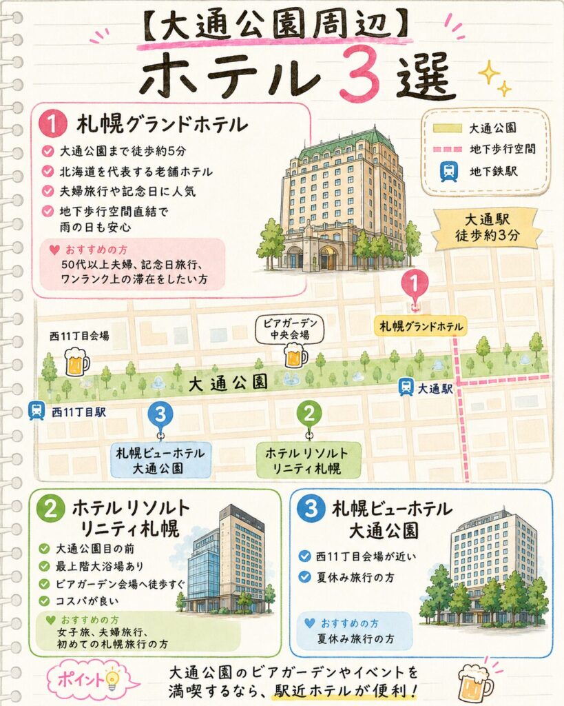 大通駅周辺ホテル3選の画像