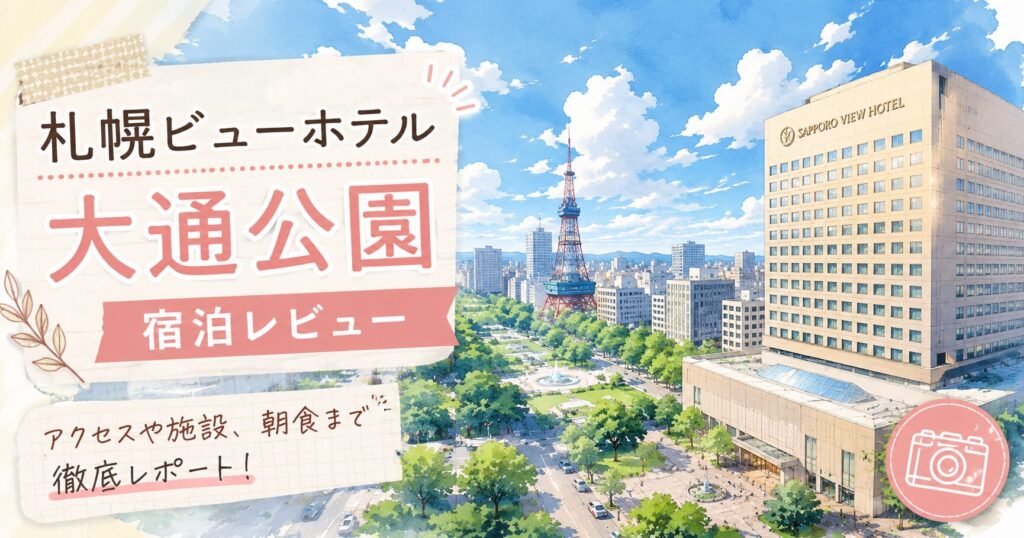 札幌ビューホテル宿泊レポートアイキャッチ画像