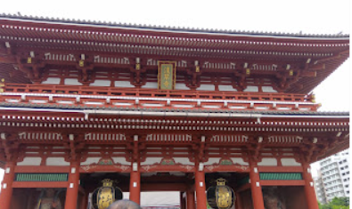 浅草寺入口写真